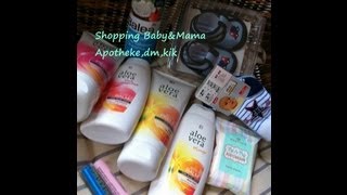 Shopping Baby und Mama dmApothekekik [upl. by Dralliw]