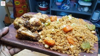 Couscous Gras  Jollof Couscous [upl. by Iturhs]