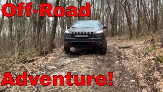 Jeep Cherokee Trailhawk OffRoad Review  Cooper AT3 Tires [upl. by Thornburg]