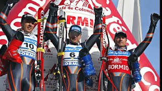 Christian Greber wins downhill Bormio 2001 [upl. by Esac]