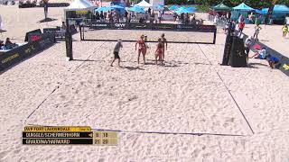 AVP Fort Lauderdale  GraudinaHarward vs QuiggleSchermerhorn  Court 1  Pro Series [upl. by Imoen]