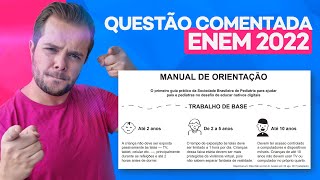 Questão ENEM 2022  Manual de Orientação [upl. by Lladnek158]