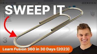 Day 3 of Learn Fusion 360 in 30 Days for Complete Beginners  2023 EDITION [upl. by Adnahsat]