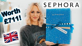 Sephora Advent Calendar 2022 Unboxing  Worth £711 FULL REVIEW Best Yet [upl. by Awad]