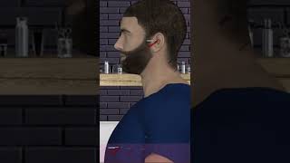 How to do a simple haircut in barber chop fyp [upl. by Aerdnek]