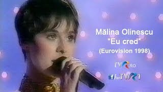 Mălina Olinescu  Eu cred Eurovision Song Contest 1998 [upl. by Matty]