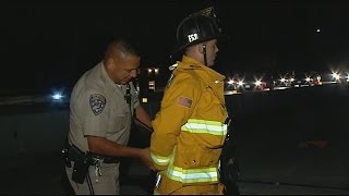 CHP officer handcuffs Chula Vista Firefighter caught on camera by CBS 8 [upl. by Piegari]