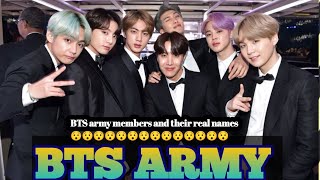 BTS army members and their real names 😯😱😍BTS ARMY bts facts btsarmy af9876jmb viral kpop [upl. by Ecineg]