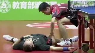 The Funniest Table Tennis Match in HISTORY [upl. by Assirram]