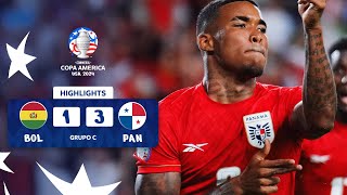 BOLIVIA 13 PANAMÁ  HIGHLIGHTS  CONMEBOL COPA AMÉRICA USA 2024™ [upl. by Oneil380]