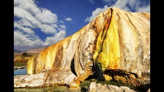 Travertine Hot Springs Bridgeport California USA [upl. by Dnalyram]