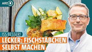 Einfach und gesund Brotaufstrich und Fischstäbchen  ARD Gesund [upl. by Dray]