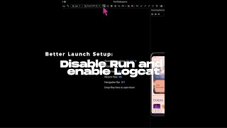 Better Launch Setup  Disable Run and Enable Logcat in Android Studio [upl. by Grogan]