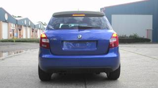 Skoda Fabia vRS MK2 Pulling Away With ITG CAI amp Straight Through Exhaust [upl. by Iolanthe]