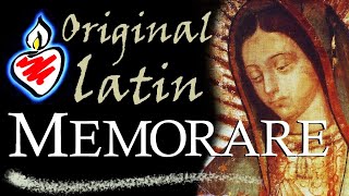 How to Pray the Memorare Catholic Prayer  Original Latin amp English Memorare Latine [upl. by Marcus852]