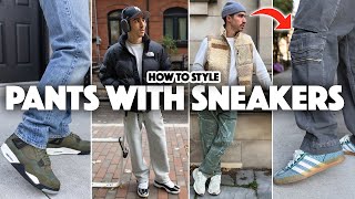 Best Pants to Wear with Sneakers Streetwear Outfits [upl. by Ty912]