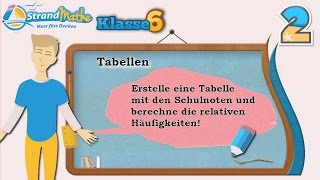 Tabellen erstellen  Klasse 6 ★ Übung 2 [upl. by Haimes373]