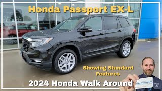 2024 Honda Passport EXL Walkaround Standard Features [upl. by Diandra]