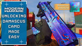 Modern Warfare The SECRETS to UNLOCKING DAMASCUS Made EASY Mastery Camo Guide [upl. by Catharina]