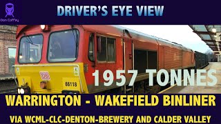 1957 TONNES  Class 66  Warrington BQ to Wakefield [upl. by Ahsieket206]