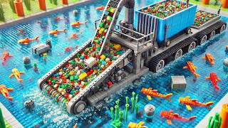 Lego Technology Remove Millions Of Plastics From The Ocean 🗑️ Lego Auto Tech [upl. by Rehpretsirhc915]