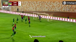 Myziane Maolida Goal Gambia vs Comoros 12 All Goals and Extended Highlights [upl. by Kinch633]