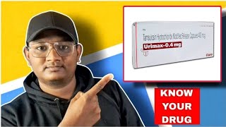 Urimax  Tamsulosin Hydrochloride  Know Your Drug  தமிழில் [upl. by Armyn]