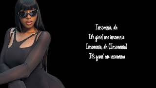 Normani  Insomnia Lyrics [upl. by Secrest]