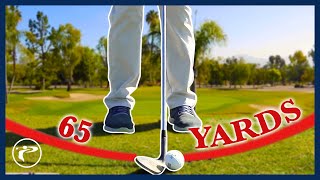 How To Hit Wedge Shot 50 75 Yards  BODY DRAW [upl. by Kila]