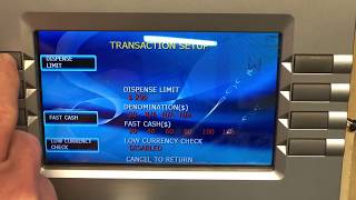 How to SetChange the Dispense Limit on a GenMega ATM [upl. by Aicats87]