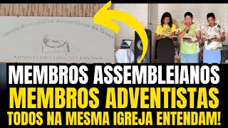 PASTORA DA ASSEMBLEIA DE DEUS ABRE A IGREJA PARA EQUIPE DE CALEBE iasd igreja adventistas [upl. by Acilegna]