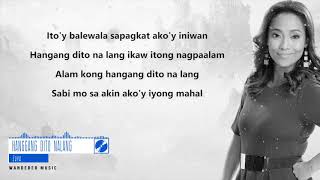 Jaya  Hanggang Dito Na Lang Official Lyrics Video [upl. by Lenny538]