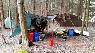 Canoe amp Wild camp on the Basingstoke Canal [upl. by Dorothee]