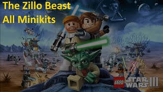 LEGO Star Wars III The Clone Wars  The Zillo Beast  All Minikits 100 Walkthrough [upl. by Arhoz730]