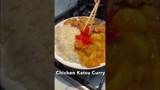 Curry Chicken Katsu shorts food short curry satisfying youtubeshorts oddlysatisfying diy [upl. by Jarlathus749]