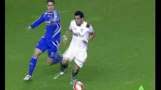 2008 02 23 Liga25 Sevilla F C  REAL ZARAGOZA [upl. by Czarra]