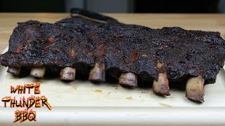 Beef Ribs  Easiest Smoked Beef Back Ribs Ever  White Thunder BBQ [upl. by O'Doneven]