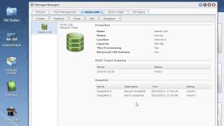 Synology iSCSI Snapshot Demo [upl. by Gerladina]