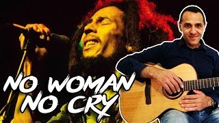 No Woman No Cry  Bob Marley  Easy Guitar Lessons [upl. by Pall]