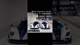 Which car you rather pick Part 7 carsaddiction carlovers carenthusiast koenigsegg pagani [upl. by Mell321]