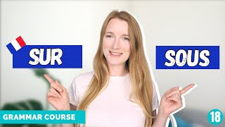 French Prepositions Of Place  Entre Sur Sous À côté de   French Grammar Course  Lesson 18 🇫🇷 [upl. by Elie]