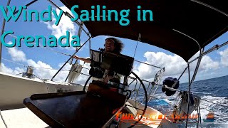 Windy Sailing from Grenada to Carriacou S8Ep4 [upl. by Marci]