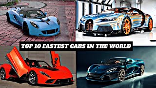 Top 10 FASTEST CARS In The World 2024 [upl. by Levine]