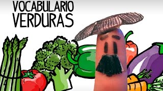 Vocabulario verduras español aprender vocabulario español [upl. by Ahseinat]