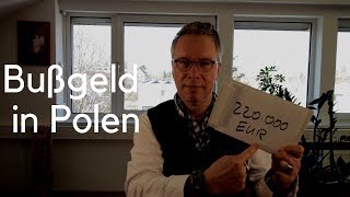 DSGVOBußgeld der polnischen Aufsichtsbehörde  über 200000 EUR [upl. by Benis]