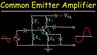 Bipolar Junction Transistors  Common Emitter Amplifier [upl. by Nongim]