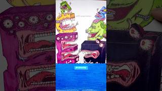 Surprise  7  Alphabet lore zombie A B C D E F art stopmotion drawing alphabetlore [upl. by Artap148]