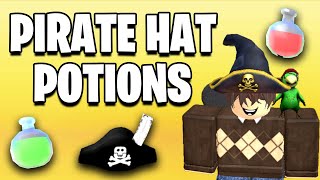 PIRATE HAT POTIONS New Wacky Wizards Pirate Update  Wacky Wizards Roblox [upl. by Beare134]