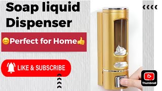 Soap liquid dispenser II Best for home use [upl. by Marney]