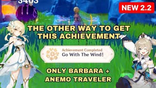 “Go With The Wind” achievement New Update 22  Genshin Impact [upl. by Akienahs]